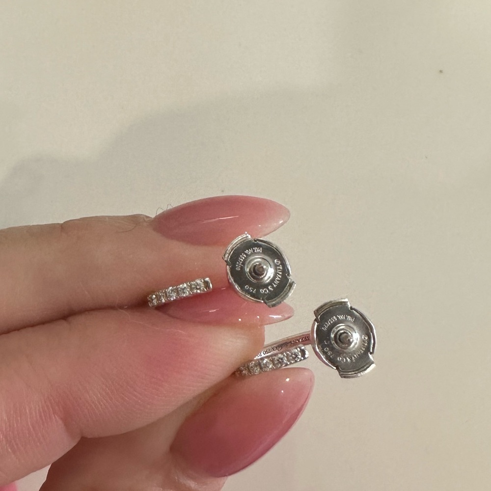 Tiffany metro hoop earrings - Picture 3 of 4